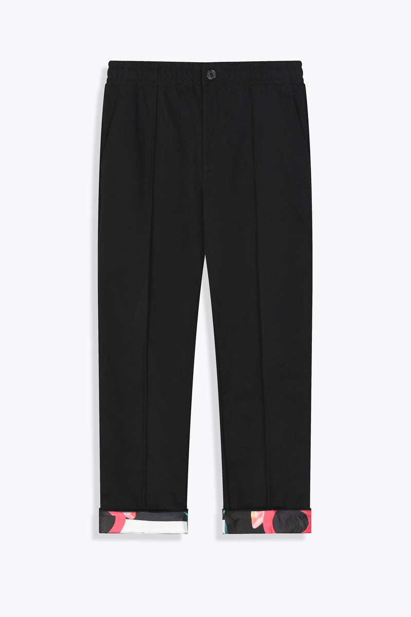 Revers face Pantalon homme classique avec revers imprimé de l'Œuvre “Art Déco” de Skio x Galerie75 