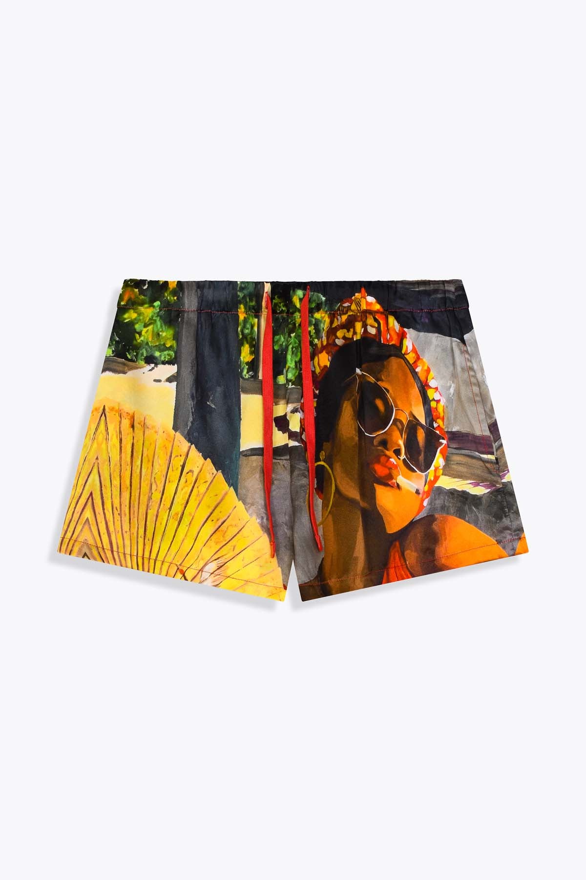 SHORT FEMME SATIN DE SOIE GALERIE 75 "DIVA LA KOUR"