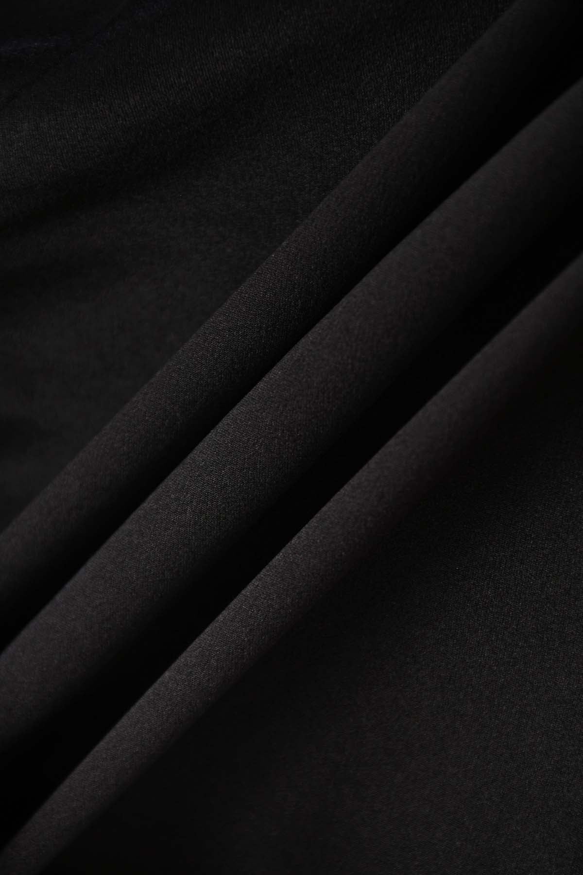 SOIE Short femme G75 en satin de soie noir