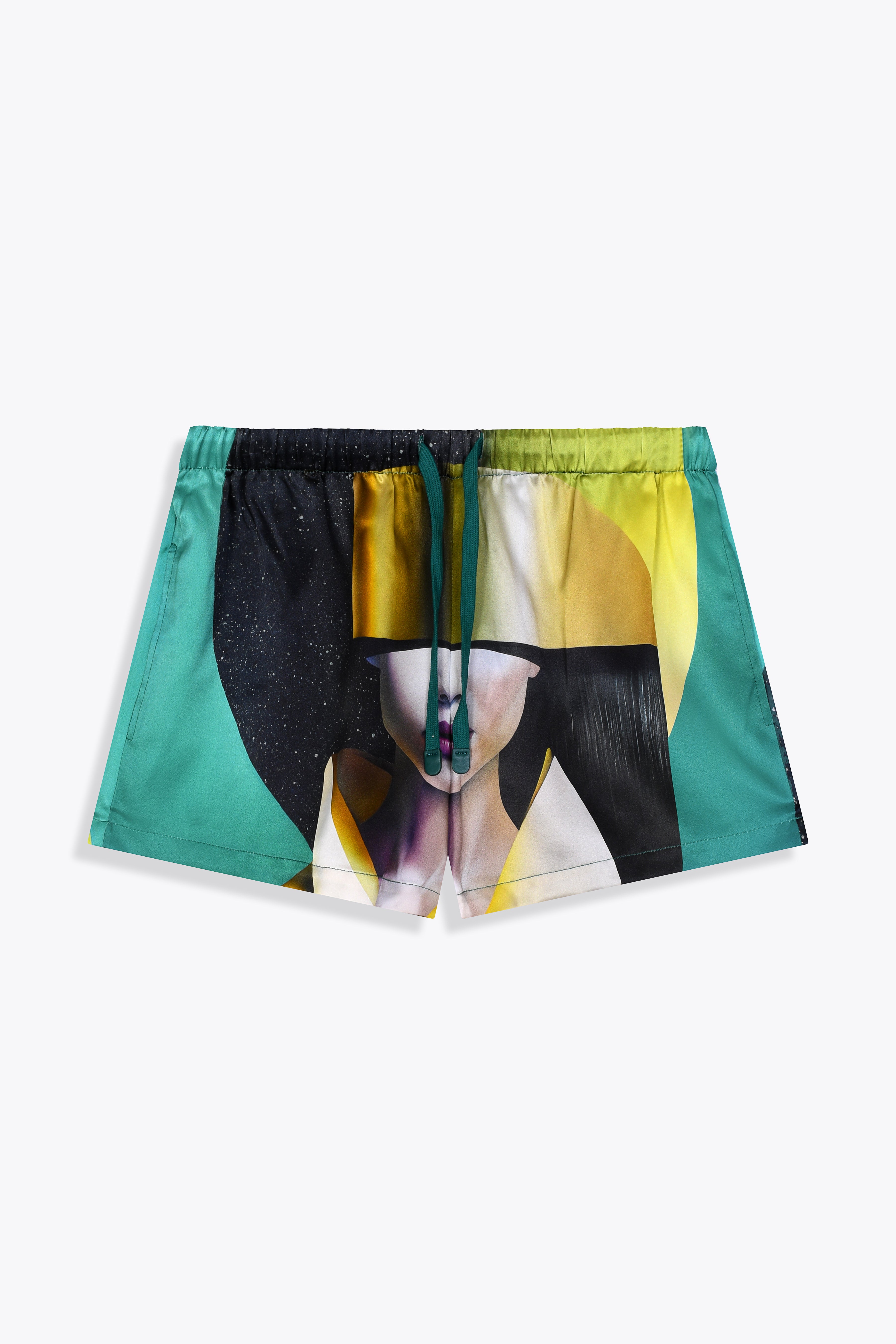Short en soie femme "AsianSpleen" by Skio x Galerie 75 