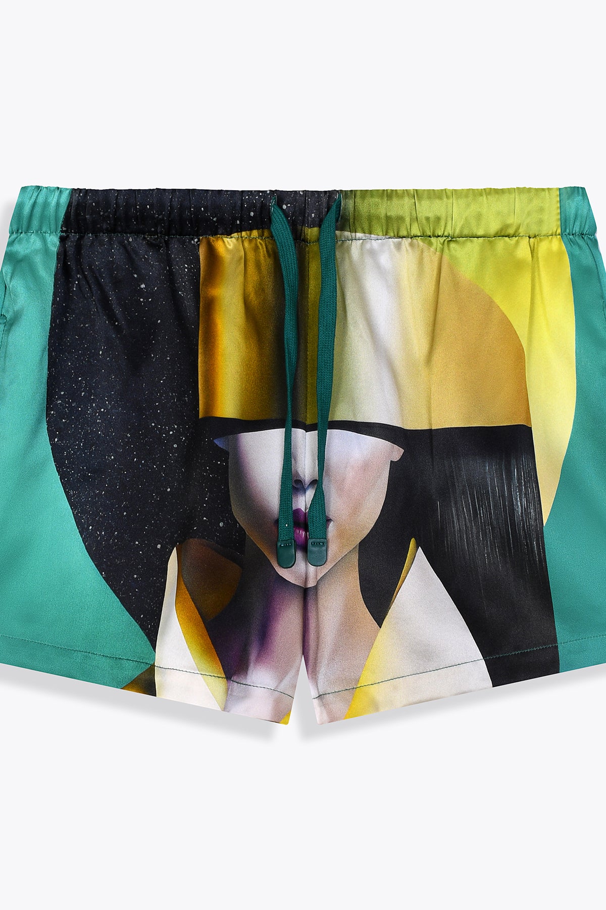 Short en soie femme "AsianSpleen" by Skio x Galerie 75 vue ruban