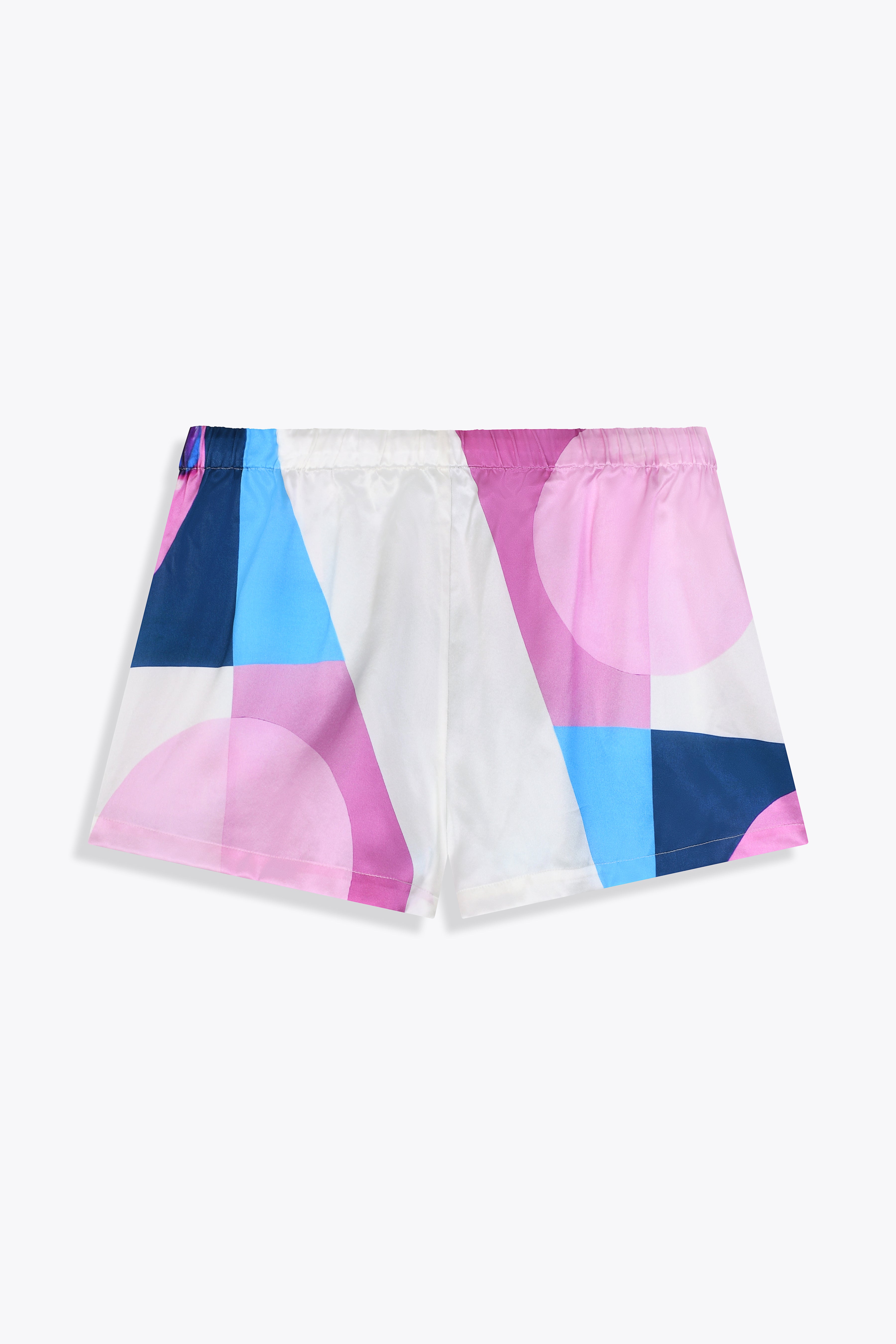 Short en soie femme "Guerriere" by Skio x Galerie 75 détail visuel de dos