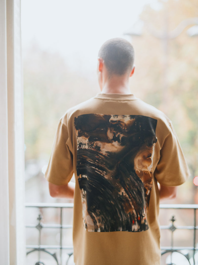 T-Shirt Homme Camel "Broux de noix"
