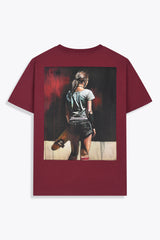 T-Shirt Homme Bordeaux "Skating Desires"