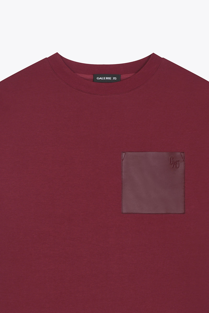 T-Shirt Homme Bordeaux "Skating Desires"