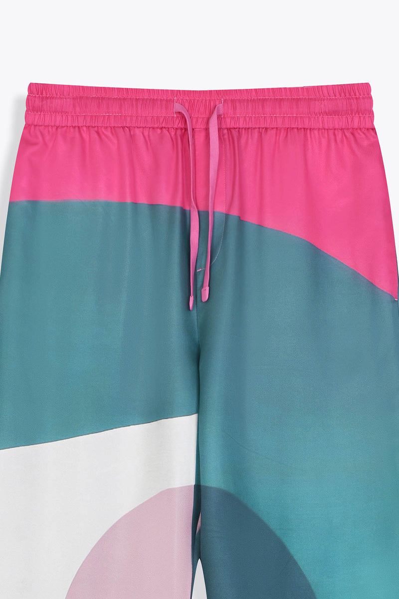 taille élastique Pantalon en soie Homme Œuvre “Art Déco” de Skio x Galerie 75