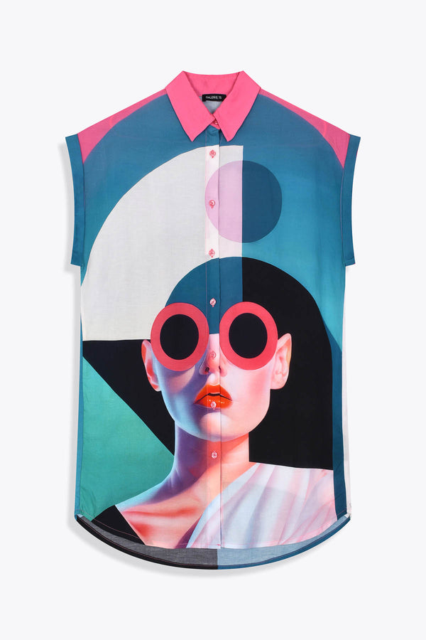 CHEMISE FEMME SANS MANCHES ARTDÉCO