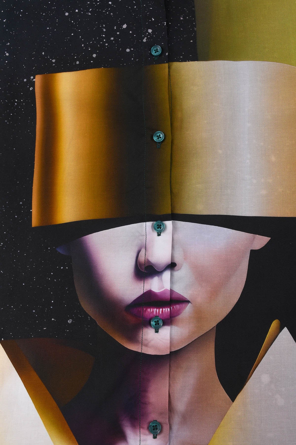 Tunique femme AsianSpleen Skio vs Galerie 75 détail bouton