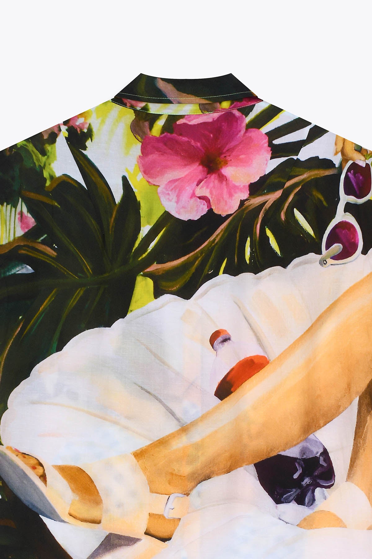 Tunique femme Clope au museau aurélie Quentin artiste x Galerie 75 détail dos