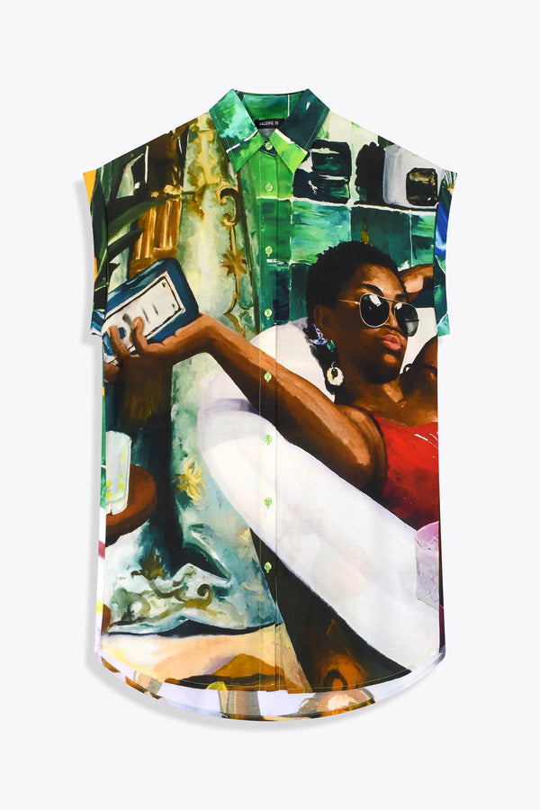 Tunique femme Soie Une bouteille à ta mère Galerie 75