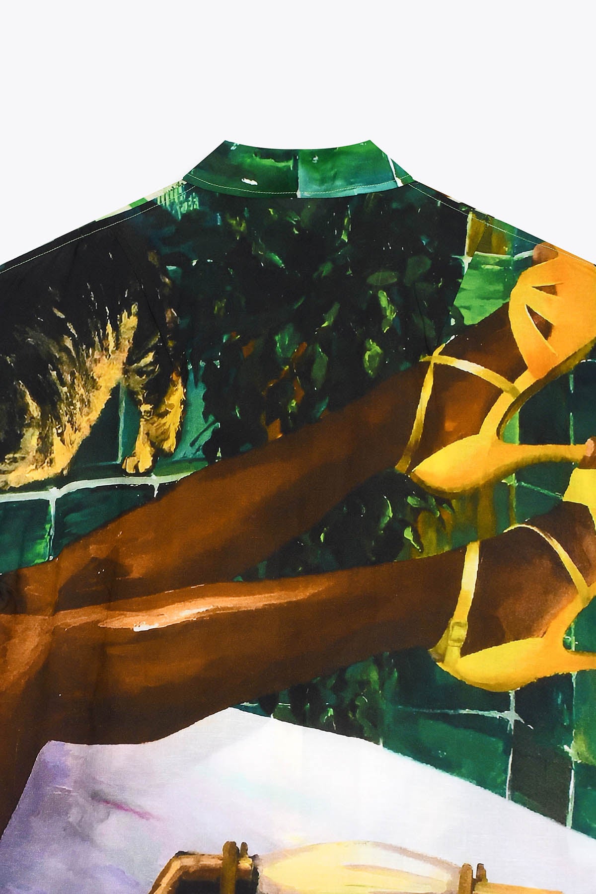 Tunique femme Soie Une bouteille à ta mère Galerie 75 détail dos