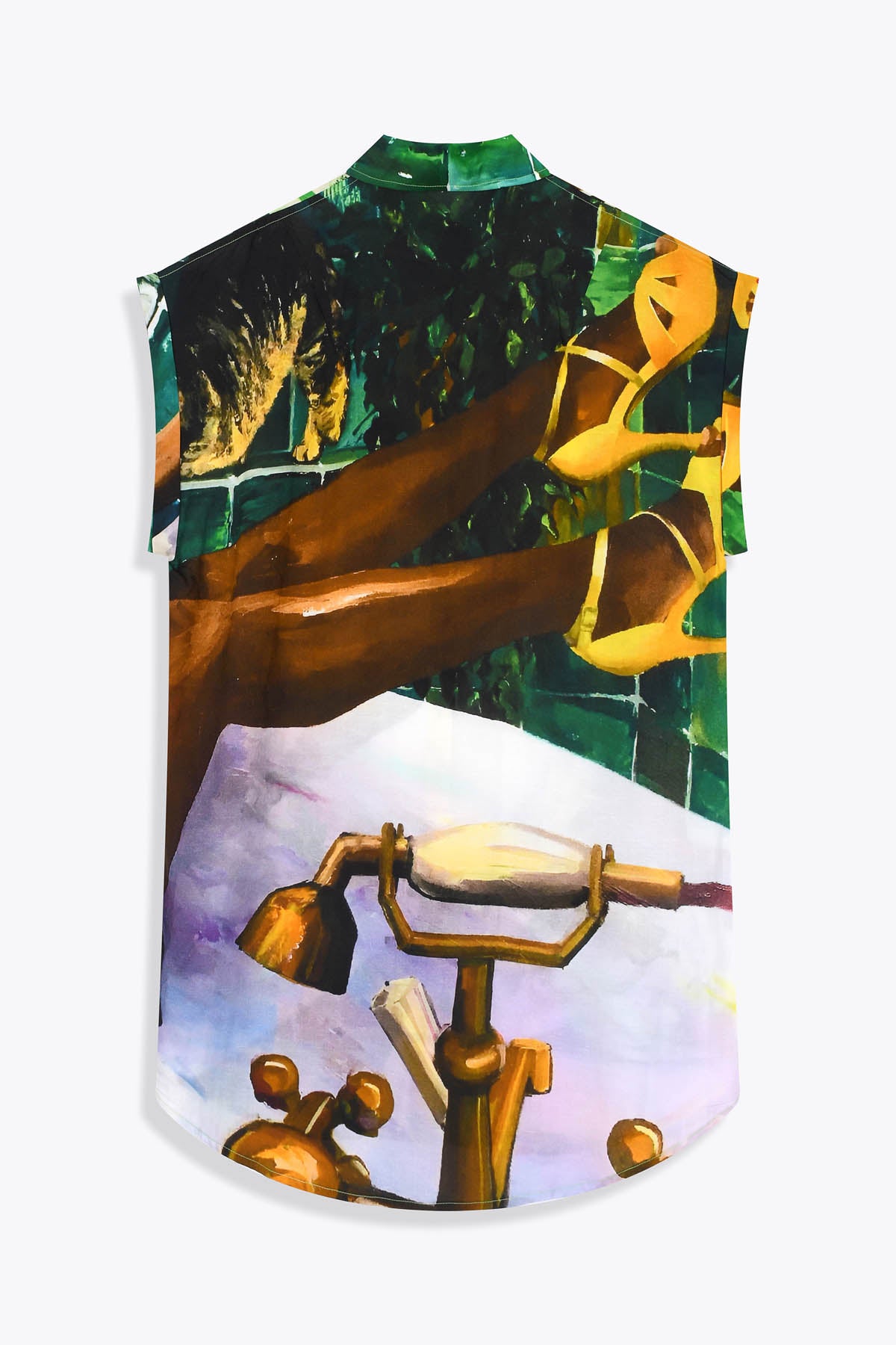 Tunique femme Soie Une bouteille à ta mère Galerie 75 dos