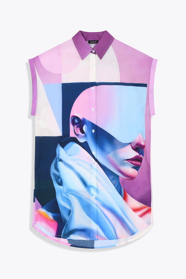 Tunique femme soie Artdeco par SKIO x Galerie 75 