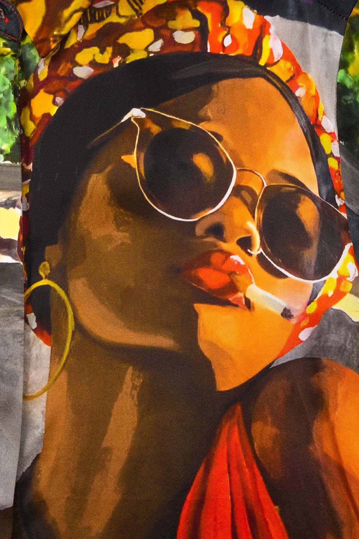 VISUEL CHEMISE FEMME SOIE GALERIE 75 "DIVA LA KOUR" MANCHES LONGUES