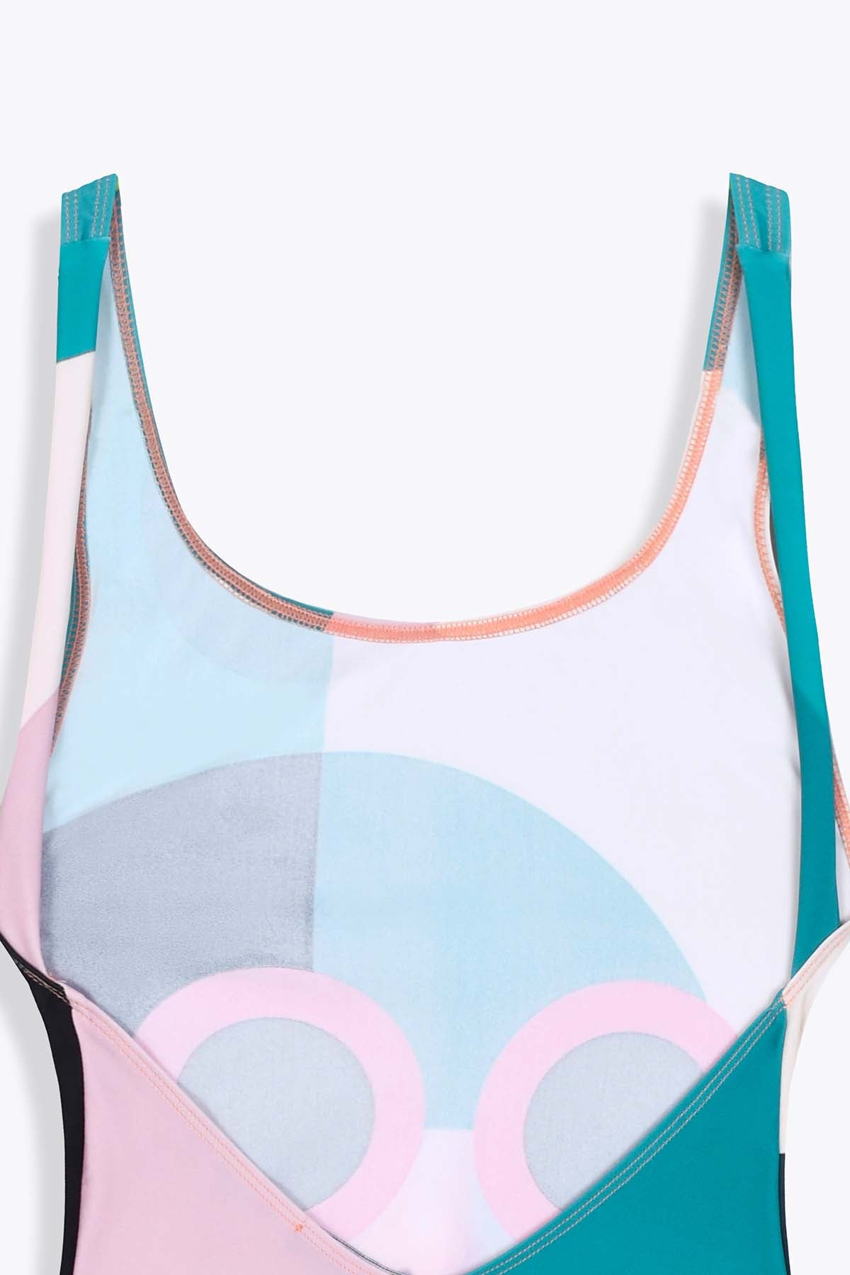 VUE DOS MAILLOT DE BAIN FEMME GALERIE 75 "ARTDÉCO" ÉCHANCRÉ DOS