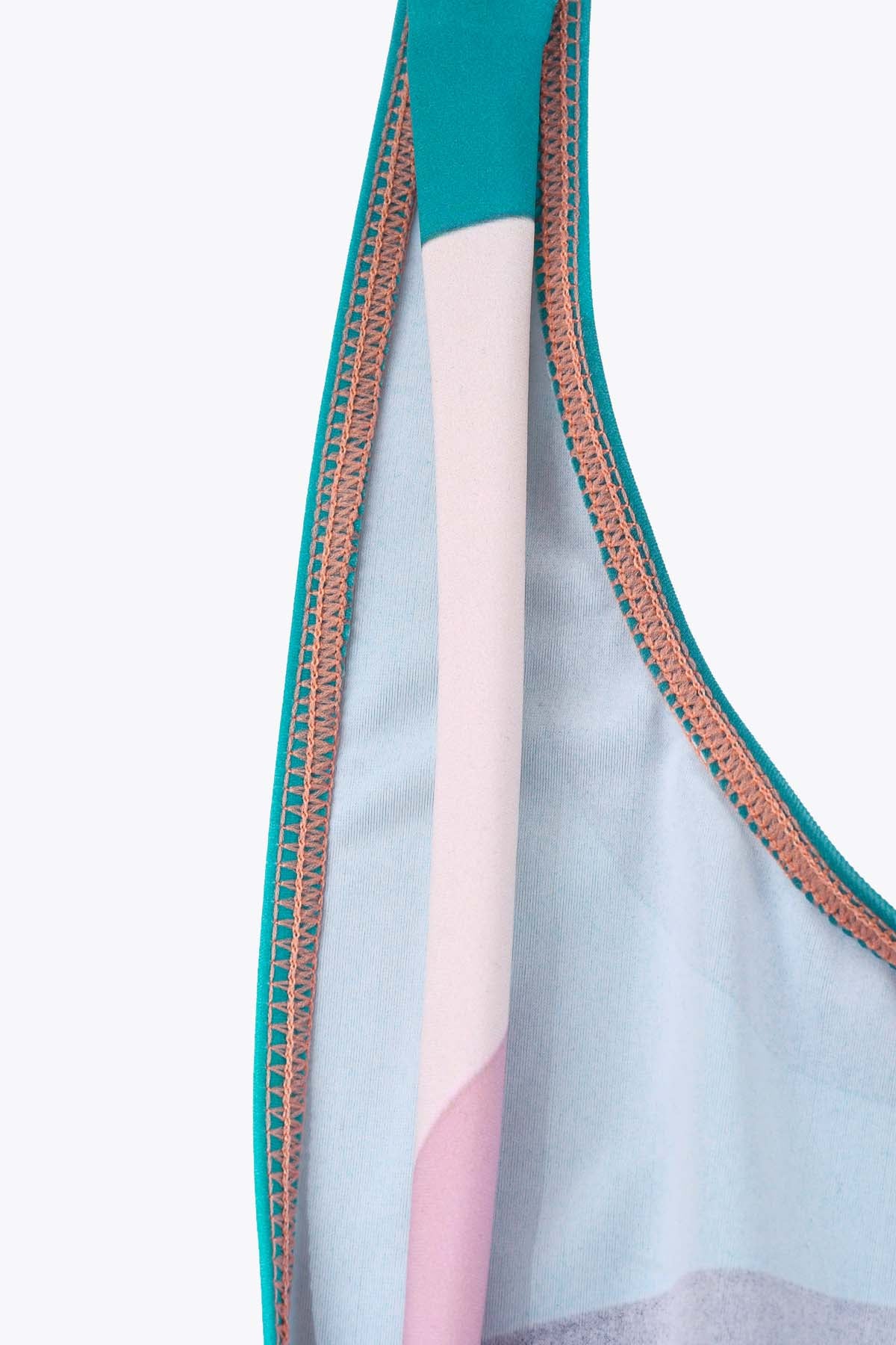 ZOOM MAILLOT DE BAIN FEMME GALERIE 75 "ARTDÉCO" ÉCHANCRÉ DOS