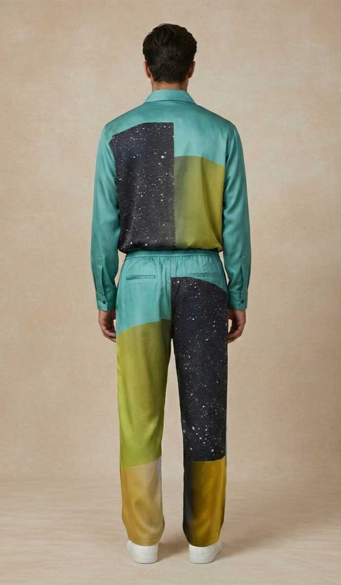 porté mannequin chemise de dos manches longues asian spleen