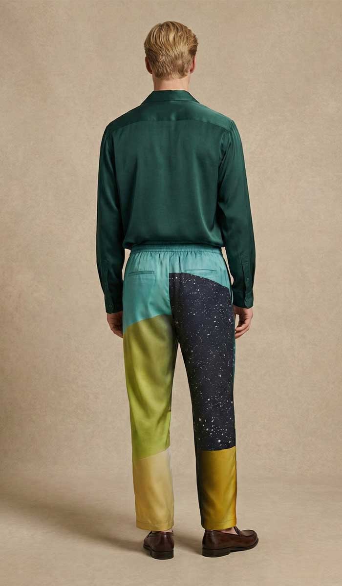 pantalon de dos asian spleen homme porté mannequin