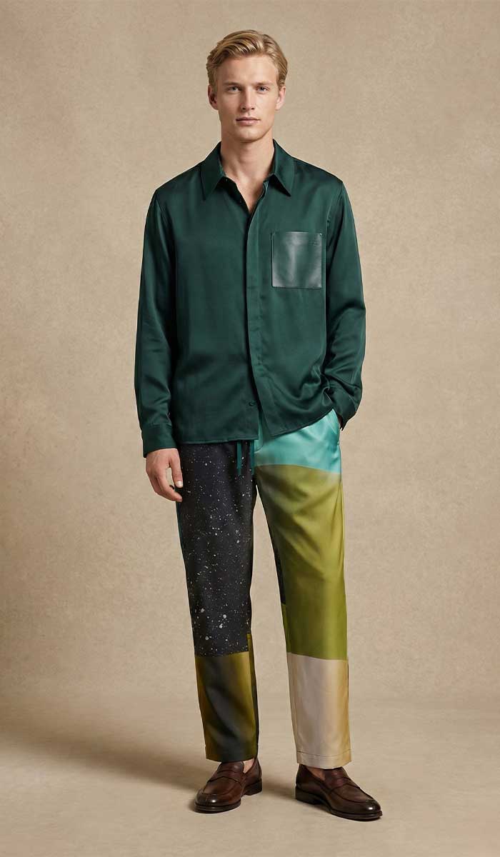 pantalon  asian spleen homme porté mannequin