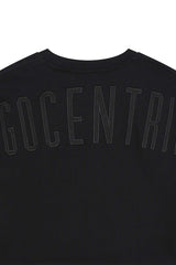 EGO BLACK CROP TOP LONG SLEEVES