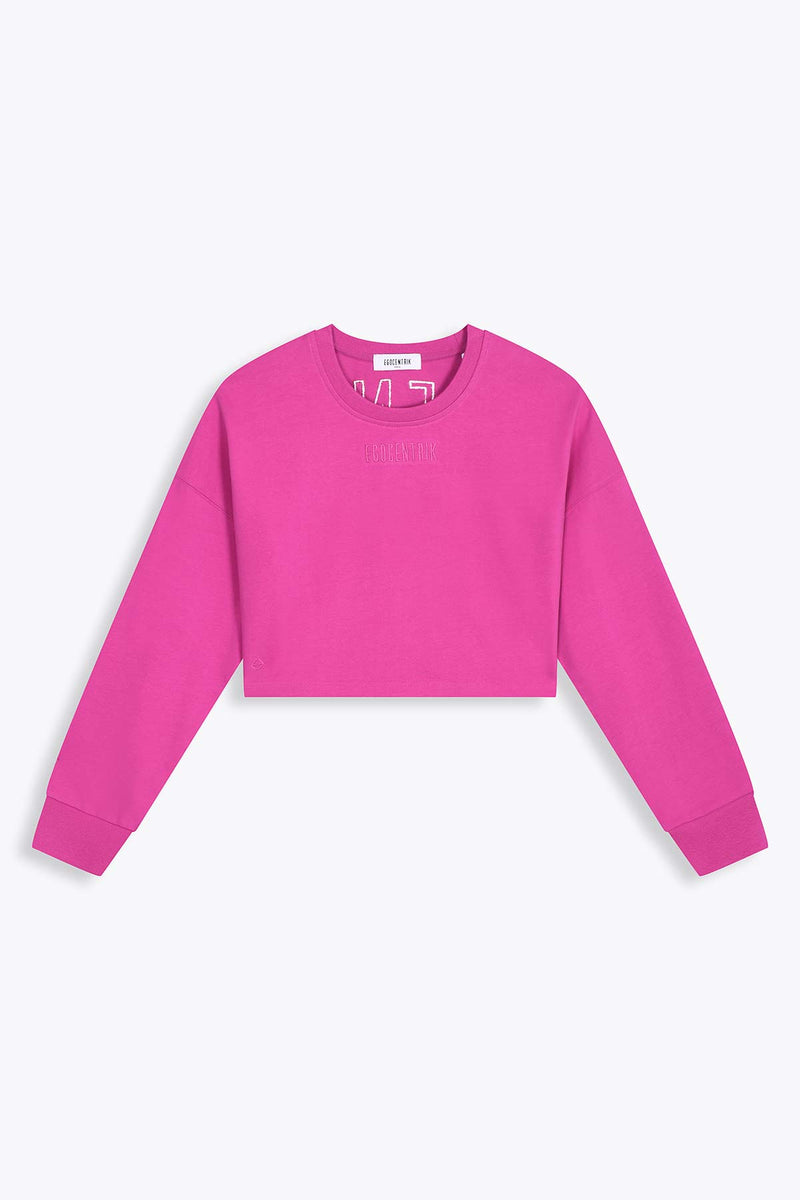 EGO PINK PARADISE CROP TOP LONG SLEEVES