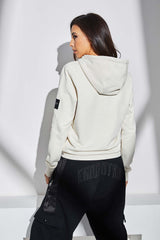 EGO LACE WHITE HOODIE