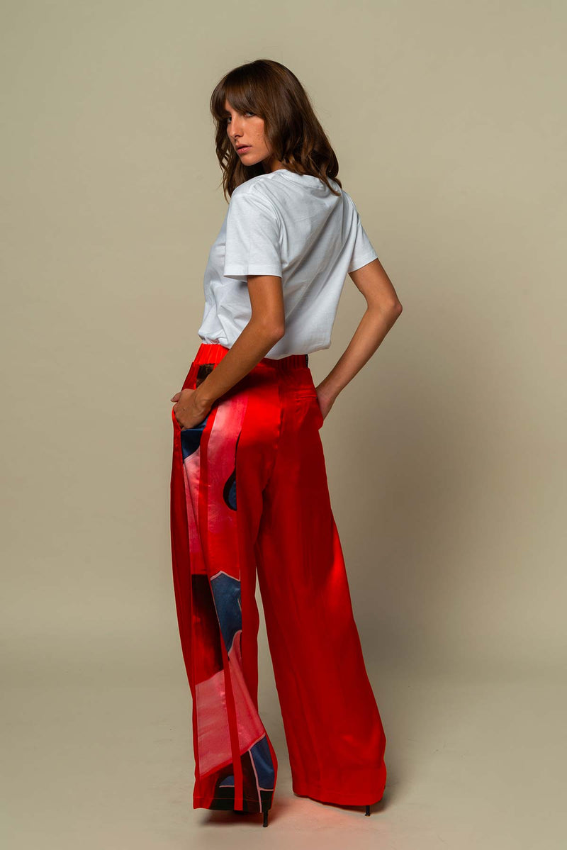 A FLEUR DE PEAU SILK PANTS