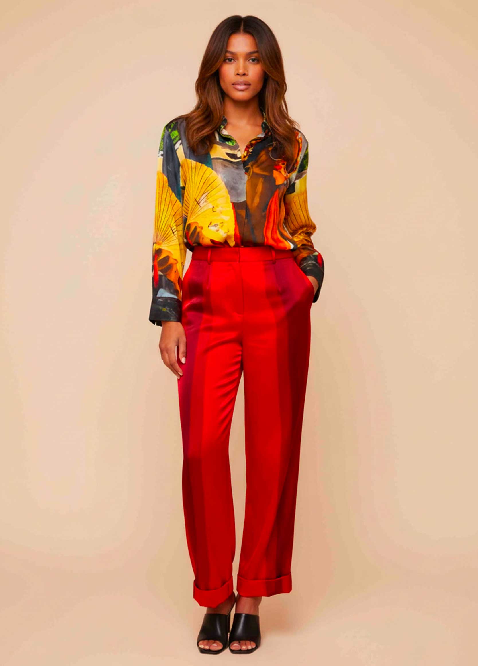 Ensemble femme chemise et Pantalon Diva la Kour - Aurélie Quentin x Galerie 75