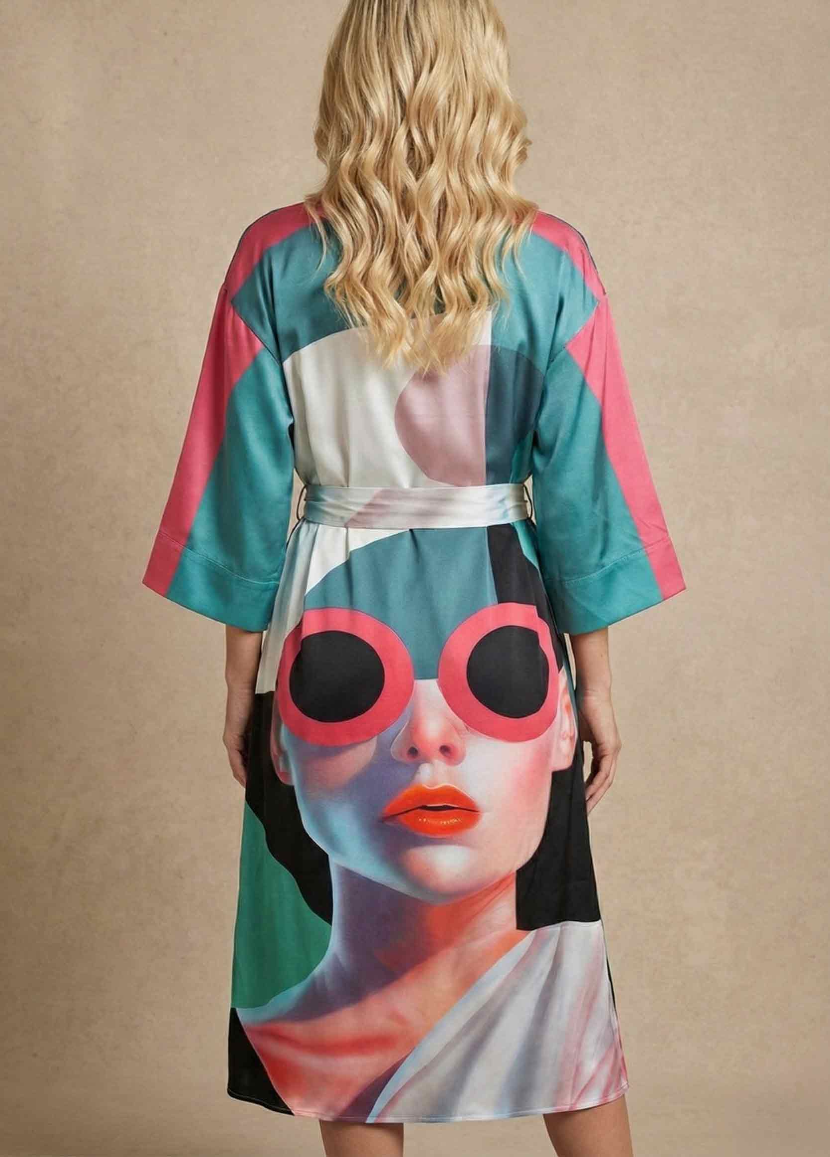 KIMONO SOIE FEMME ARTDÉCO