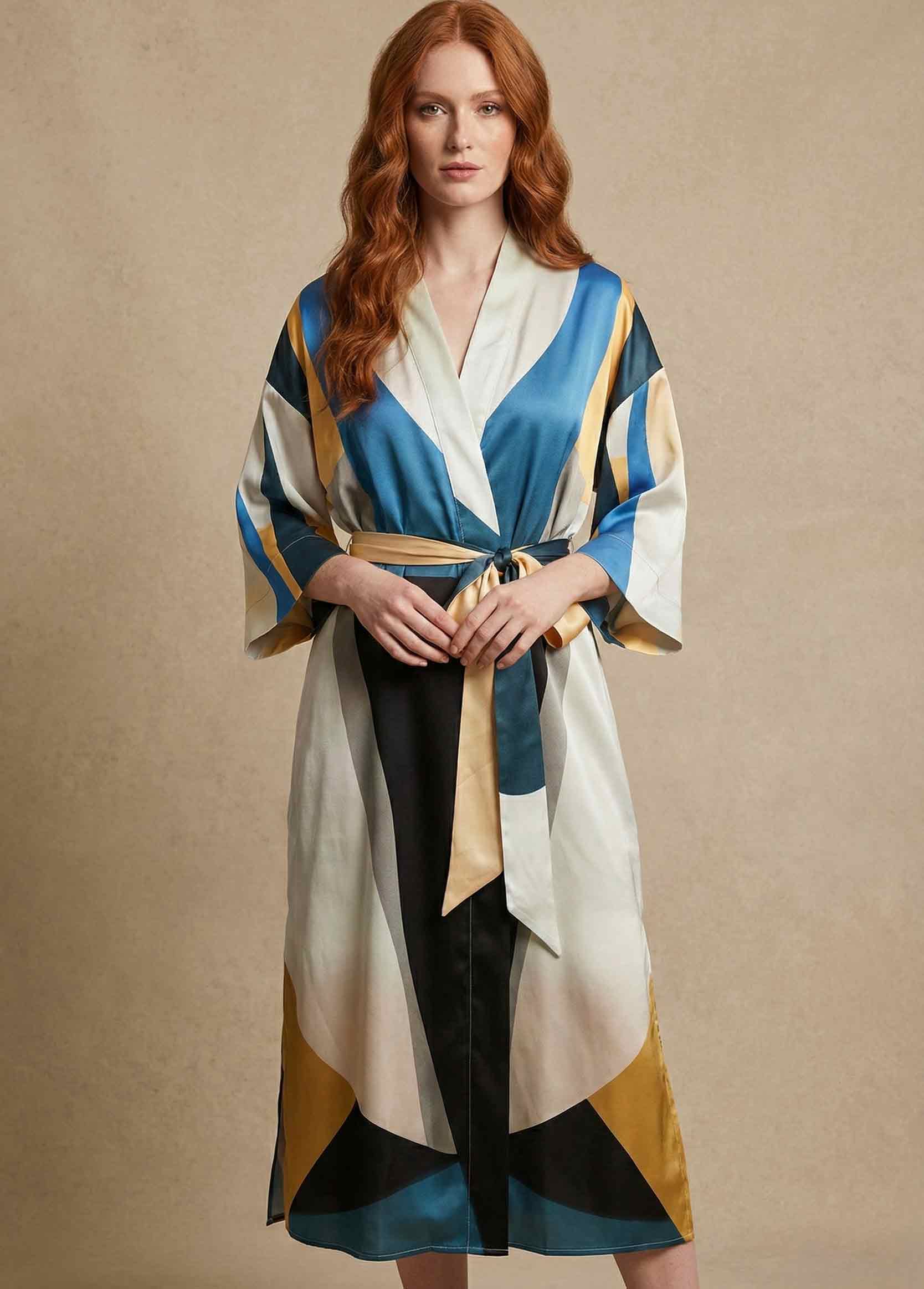 KIMONO SOIE FEMME LES AMAZONES
