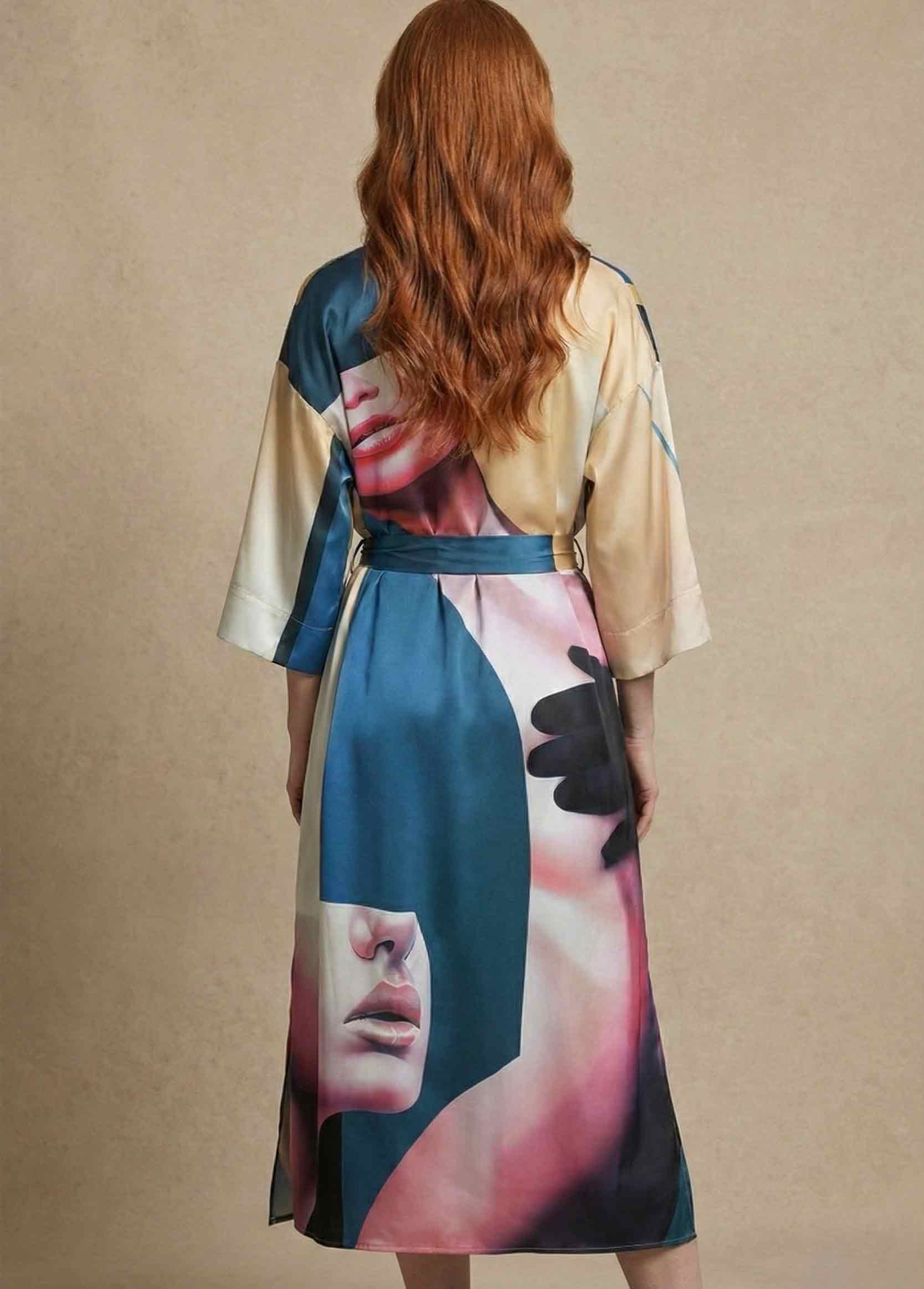 KIMONO SOIE FEMME LES AMAZONES