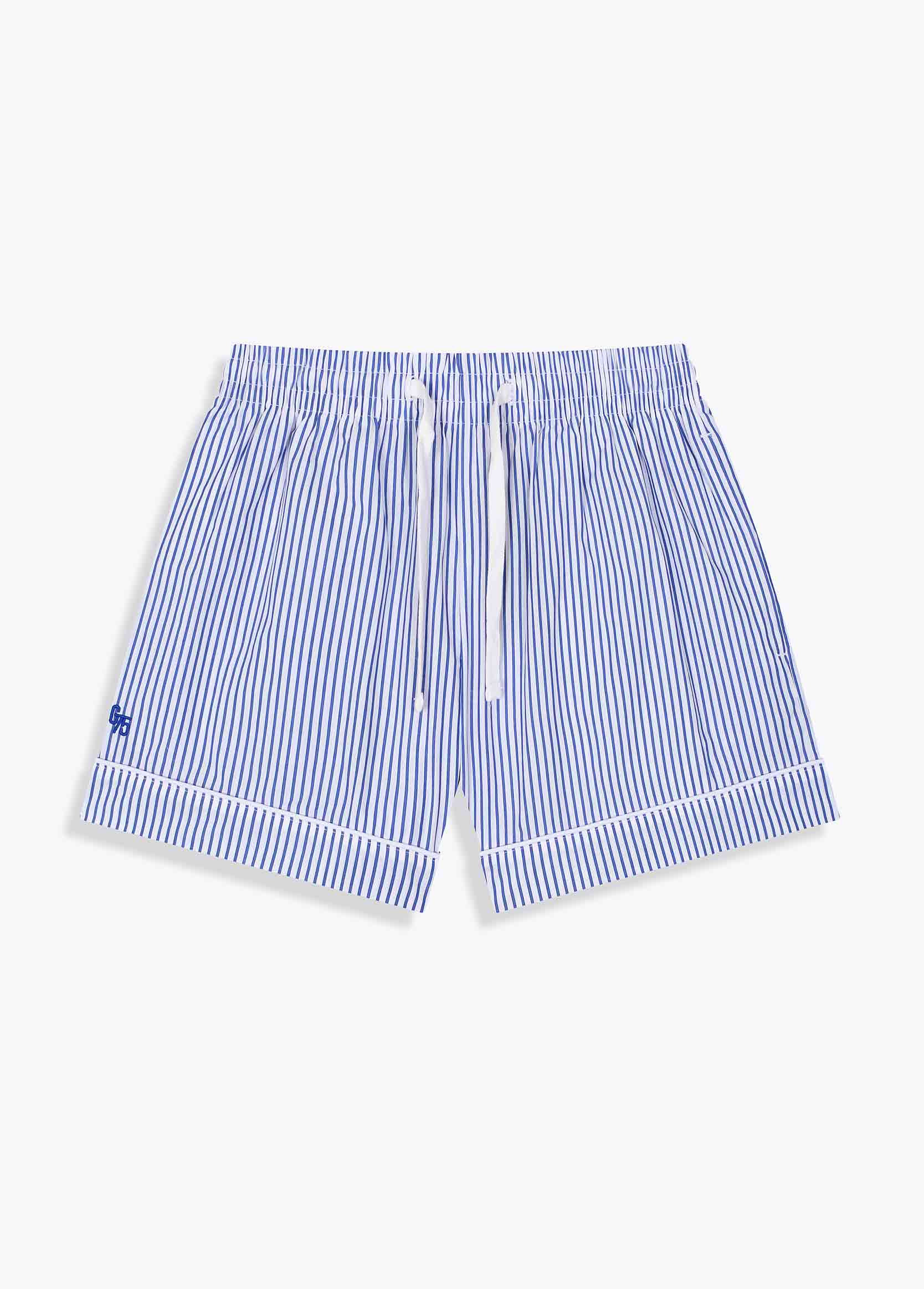 ENSEMBLE FEMME CHEMISE SHORT BLEU G75 CLOPE AU MUSEAU BLEU