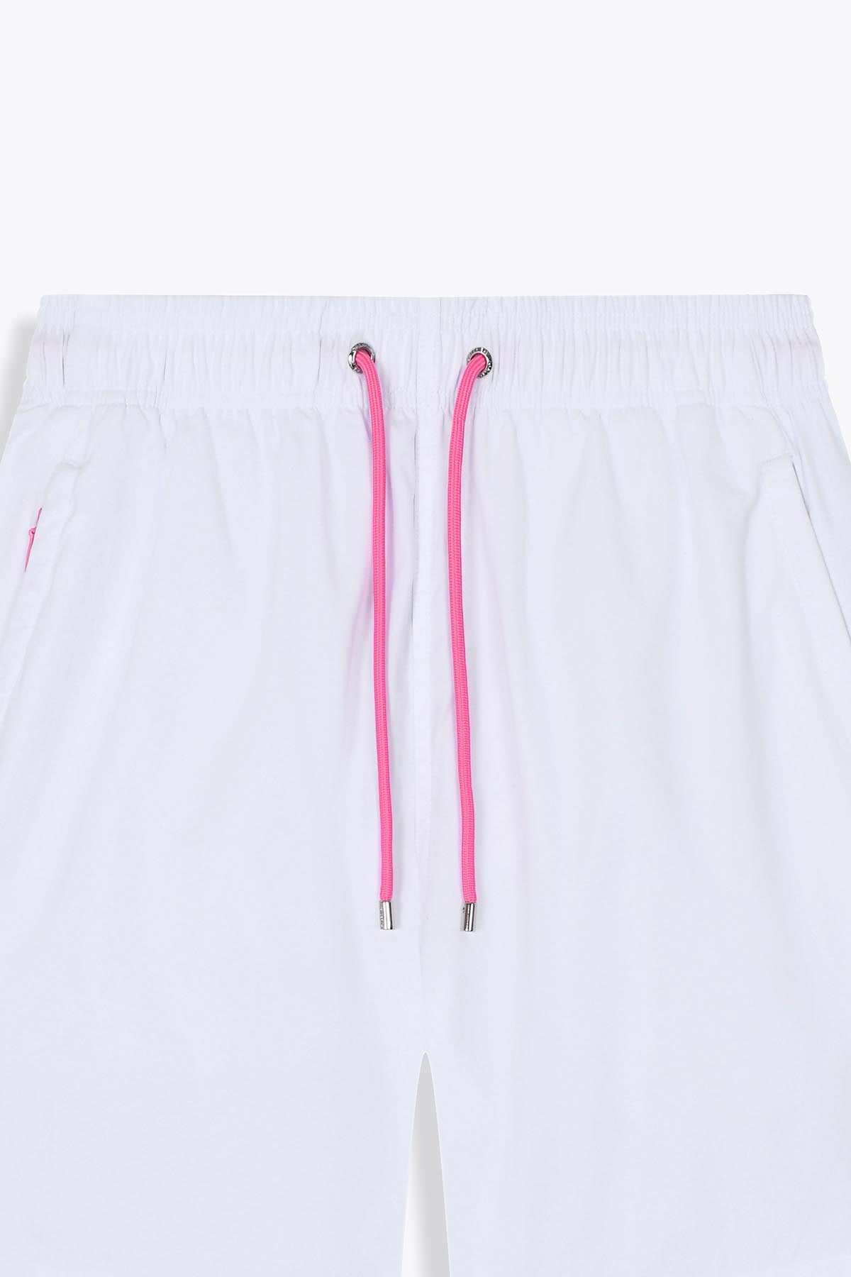 short de bain blanc cordons galerie 75