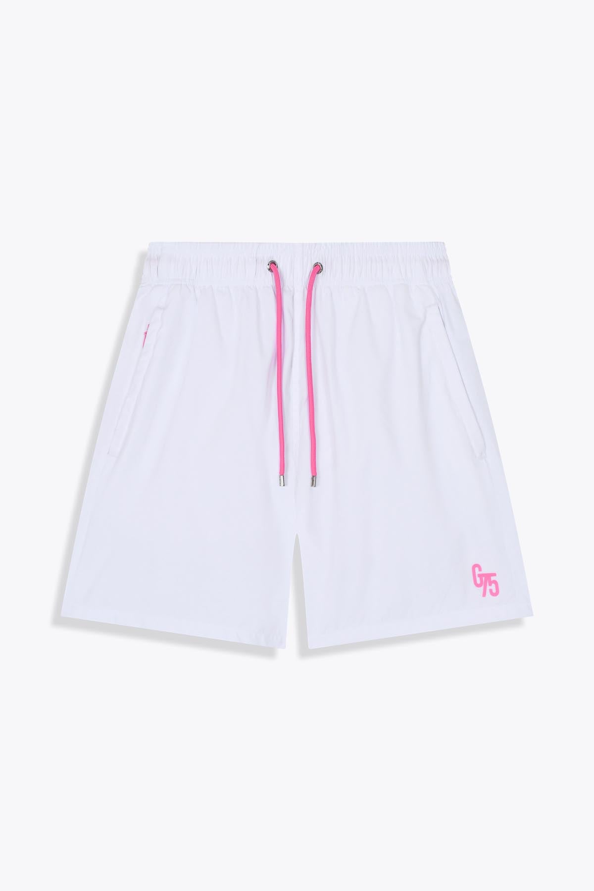 short de bain blanc devant galerie 75