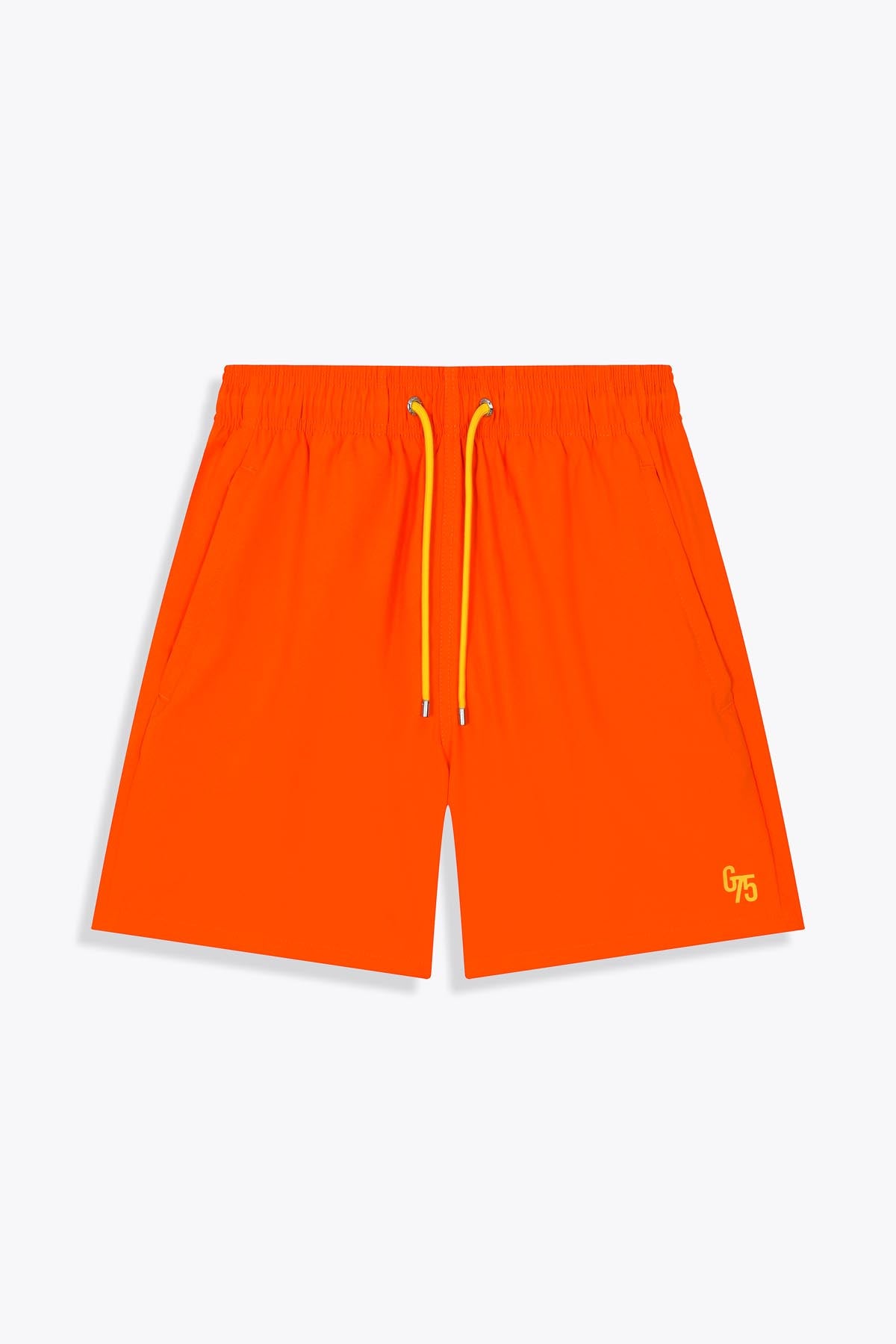 short de bain orange devant galerie 75