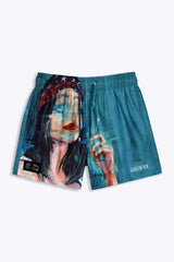 SMOKE BREAK SWIM SHORT