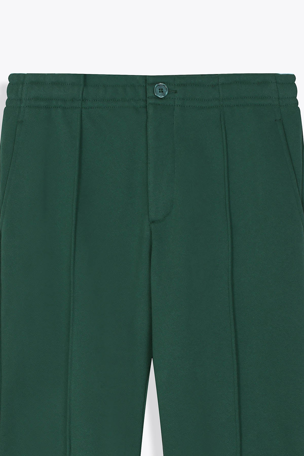détaille taille Pantalon homme vert royal avec Œuvre “Asian Spleen” de Skio x Galerie 75