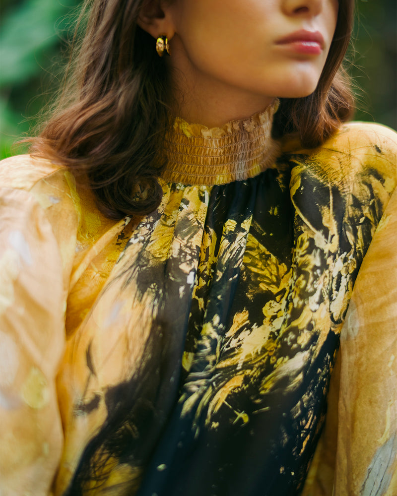 THE PROMESSES SILK BLOUSE