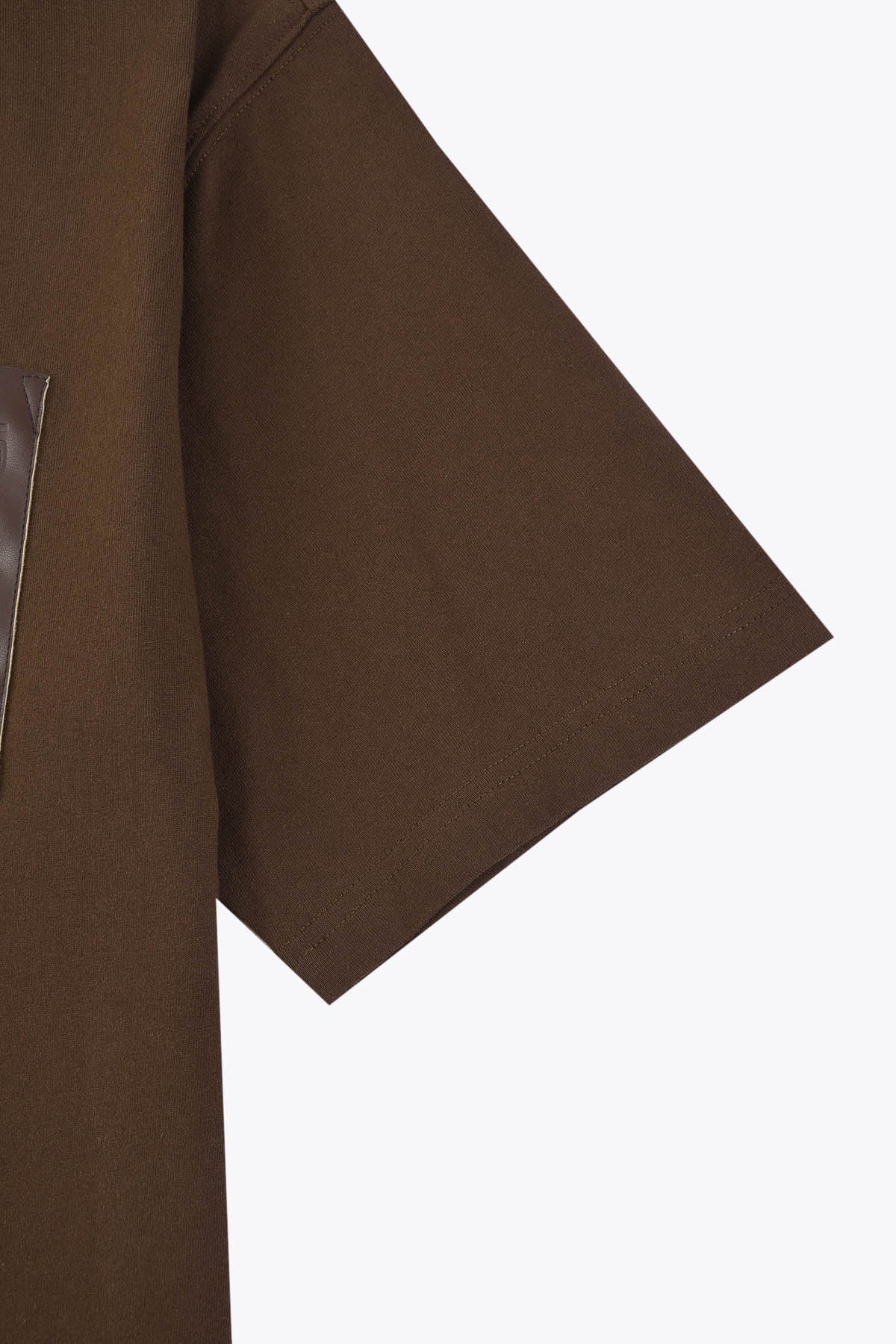 tshirt oversized manche marron galerie 75 skio