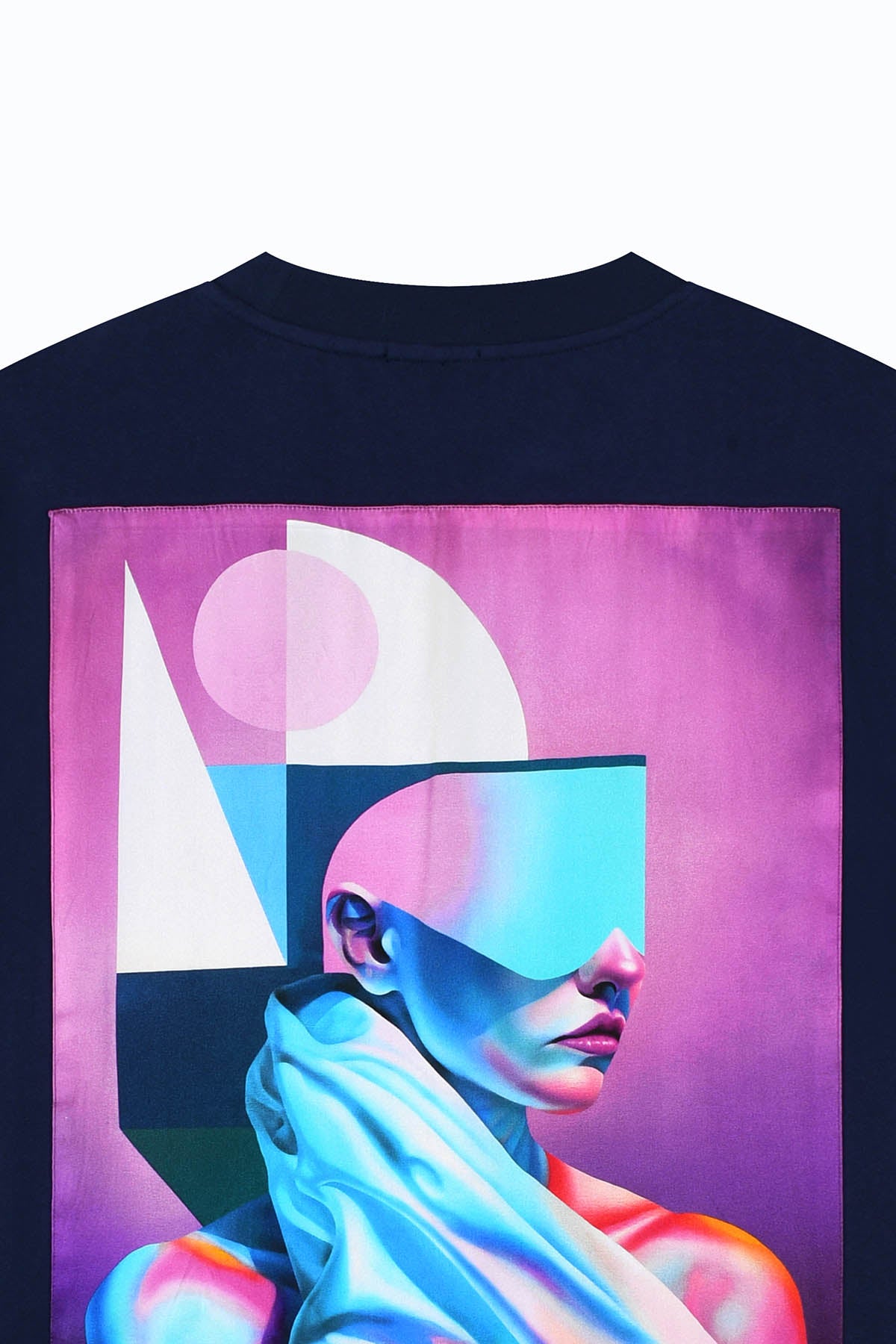 tshirt oversized navy art galerie 75 skio