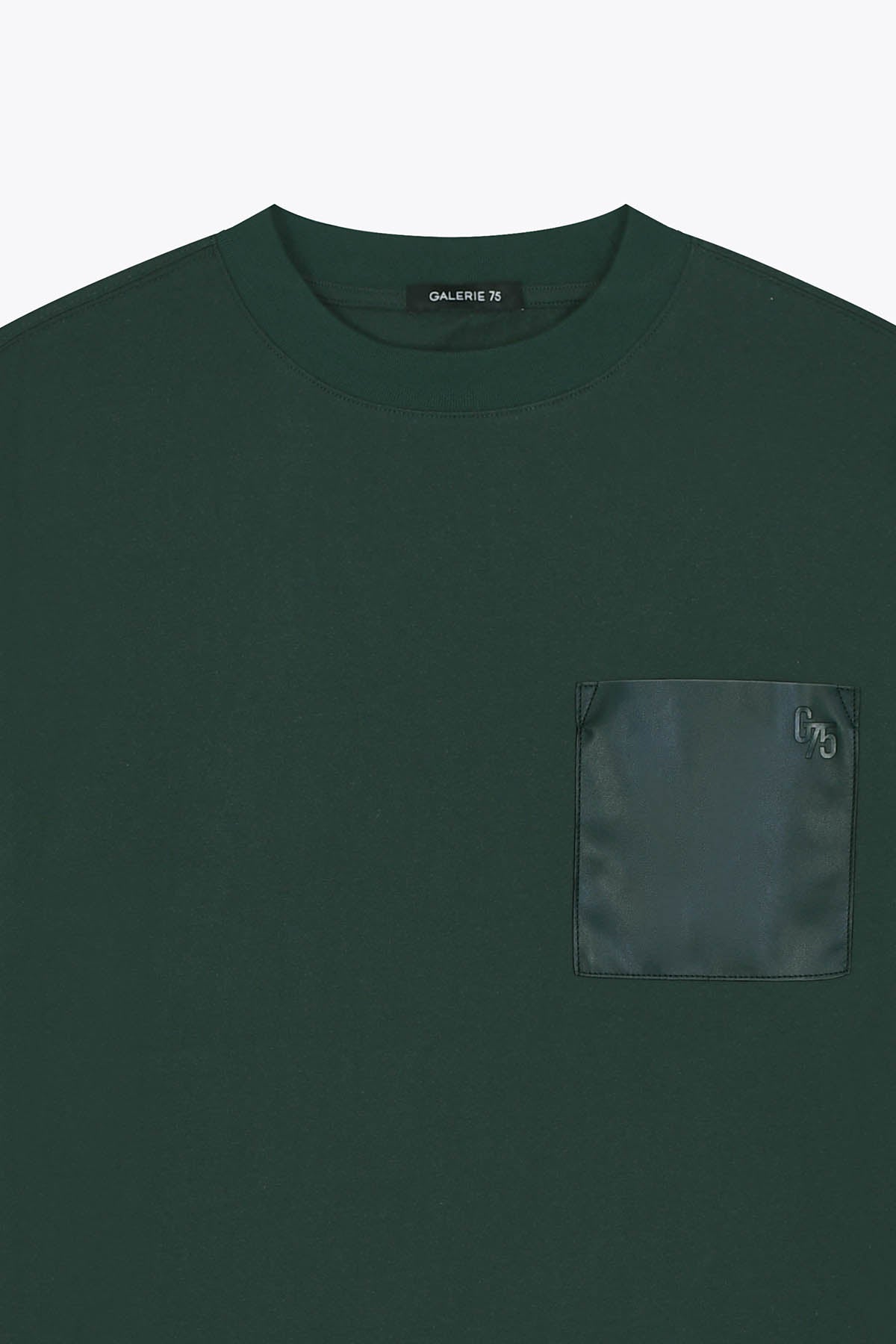 tshirt oversized vert pochette galerie 75 skio