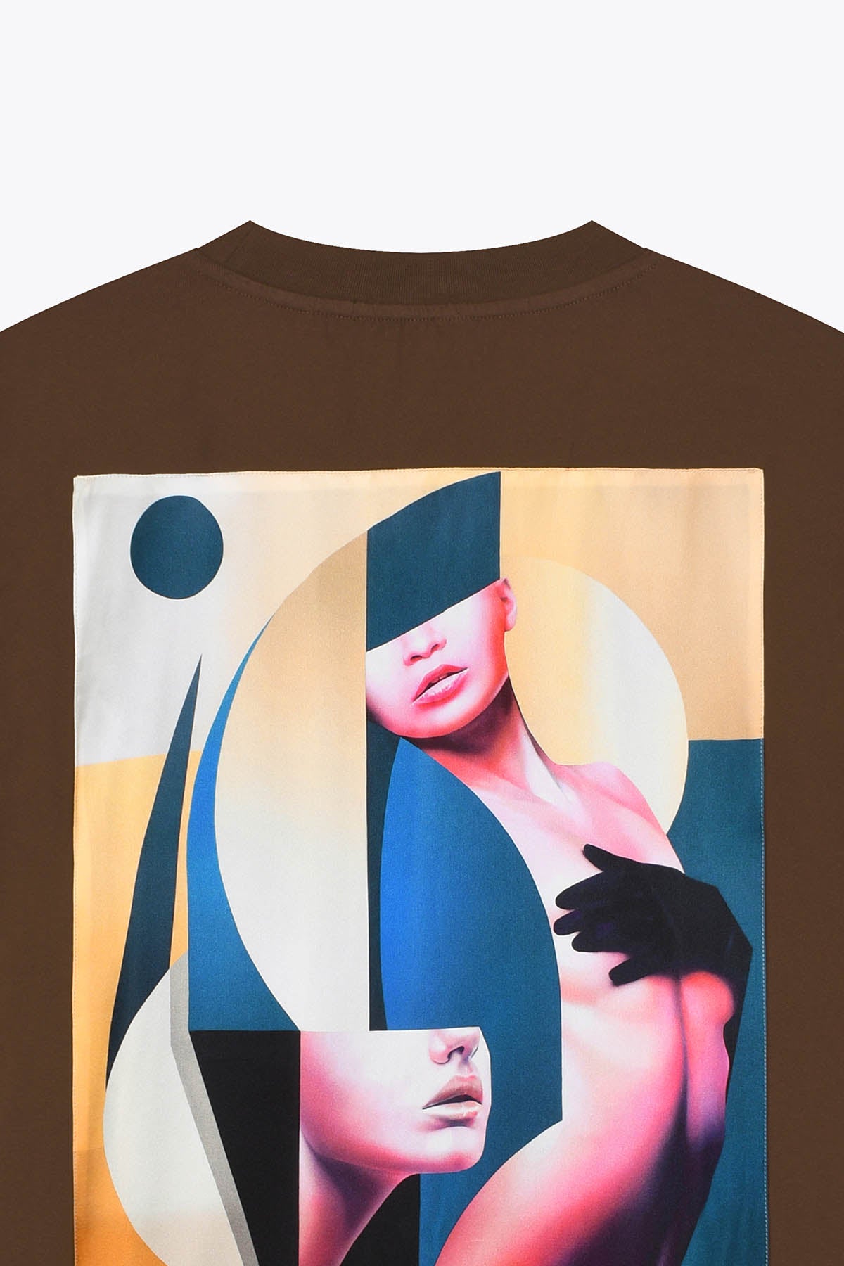 tshirt oversized zoom marron galerie 75 skio