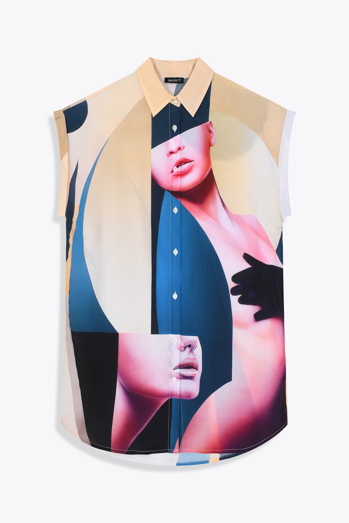 tunique femme soie " Les Amazones" Art by Skio x Galerie 75