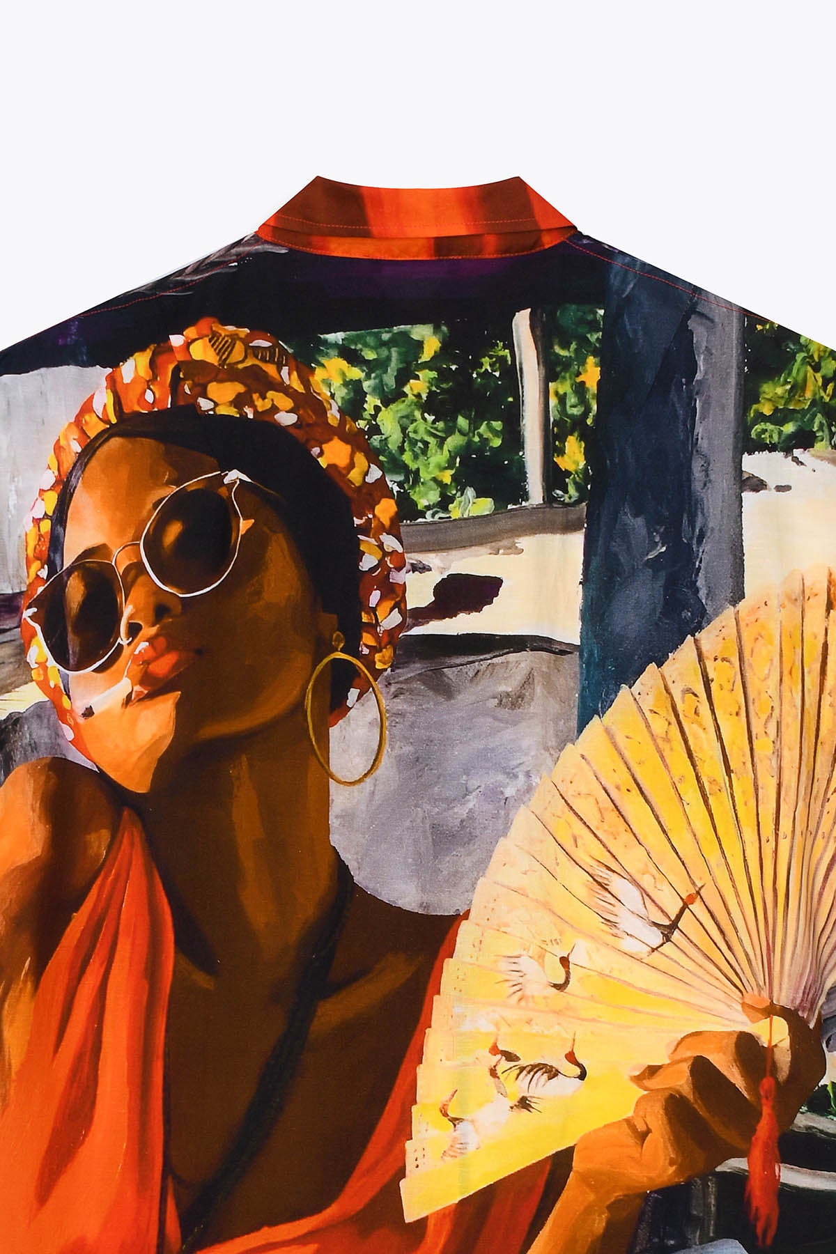 tunique soie femme "Diva la kour" Aurelie Quentin x Galerie 75 détail dos