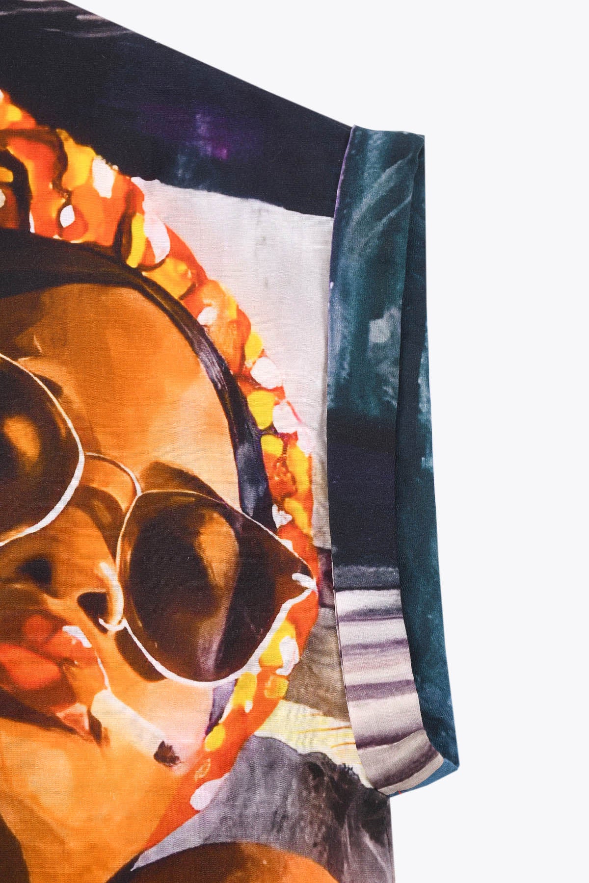 tunique soie femme "Diva la kour" Aurelie Quentin x Galerie 75 détail manches