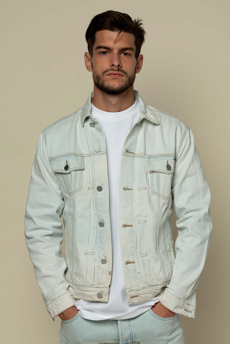 EGO DENIM JACKET LIGHT BLUE