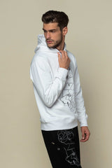 Pierre Notre mannequin portant le hoodie EGOCENTRIK "THE FACE" Coton French Terry 480gr