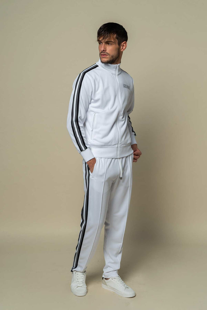 EGO WHITE TRACKSUIT JACKET