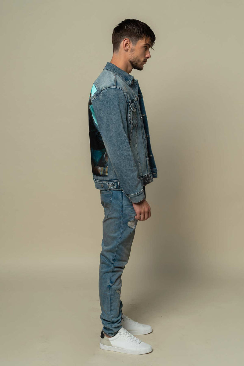 FIGHT FOR TERRITORY DENIM JACKET