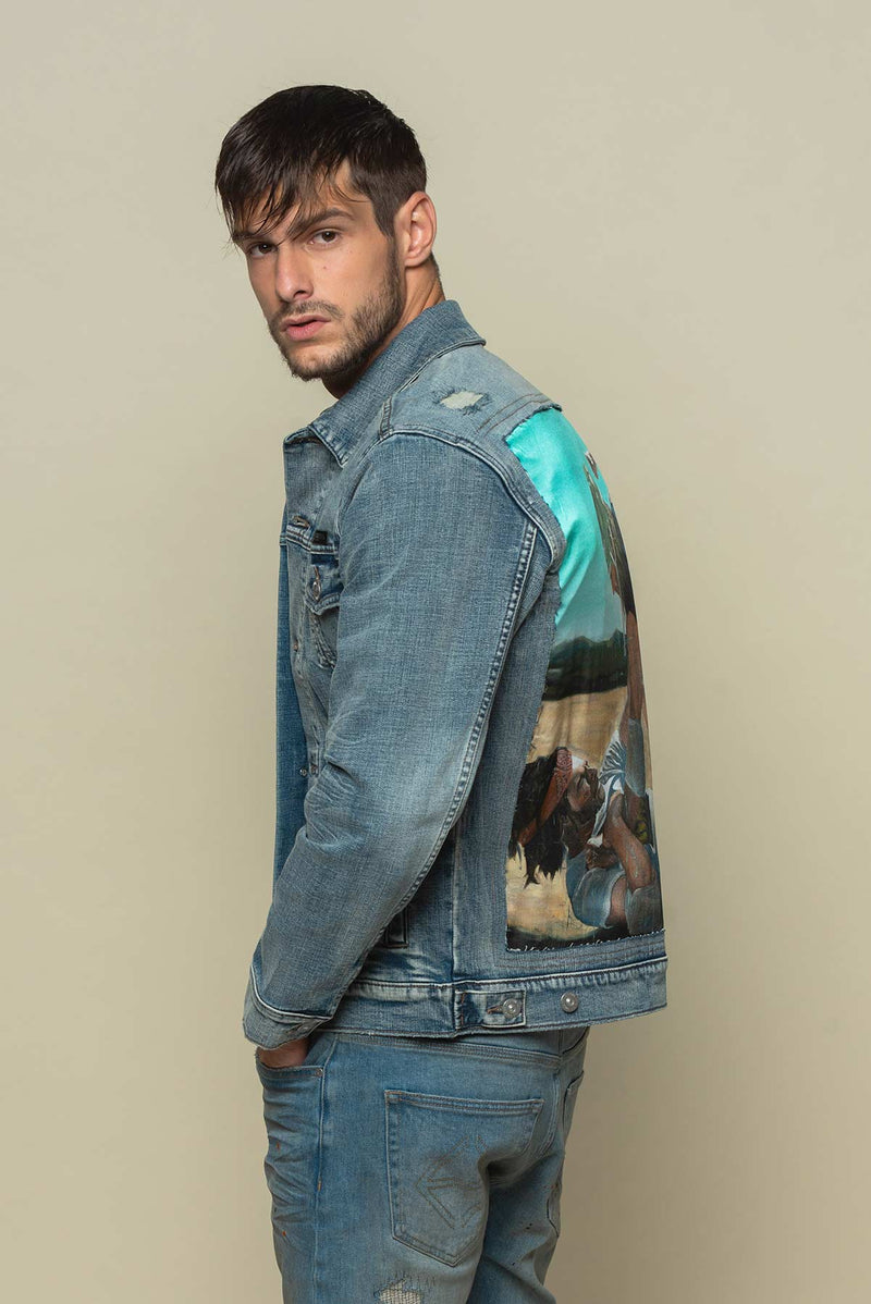 FIGHT FOR TERRITORY DENIM JACKET